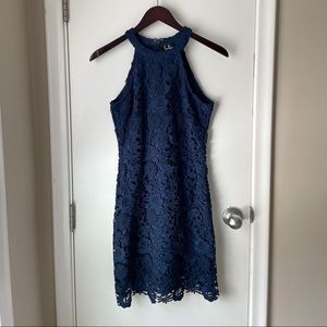 Lulus Navy Poem dress.